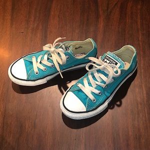 Converse low teal, kid sz. 11